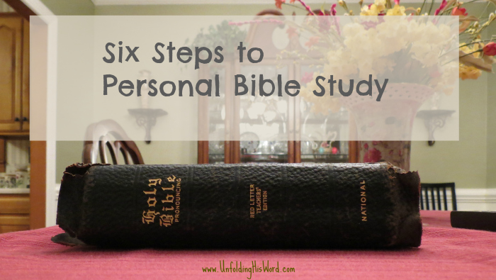 Six Steps to Personal Bible Study